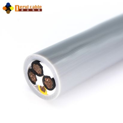 Derul 4-Core PUR Flexible Drag Chain Cable